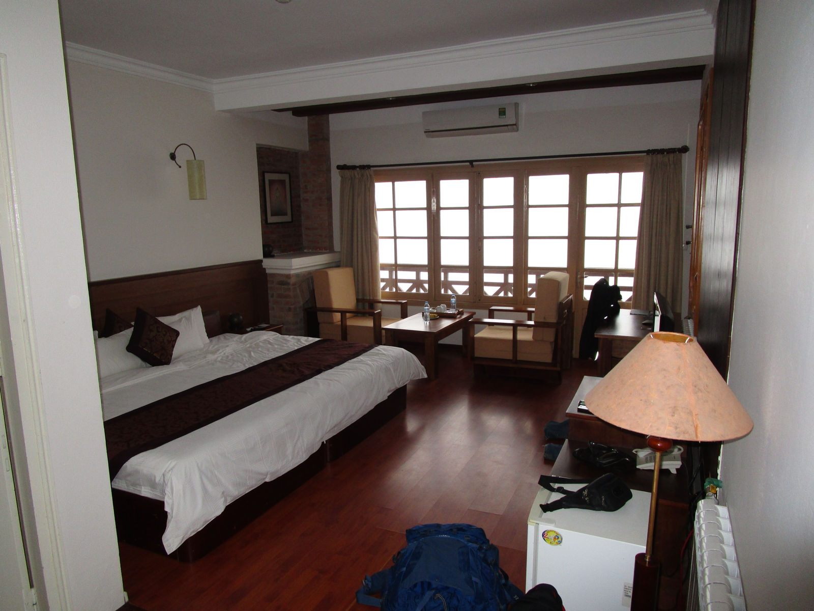 Vietnam2014-213.jpg - Indkvartering efter frokost. Sengen var næsten 3 meter bred :-)